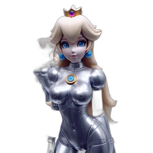 robot, dress, concept art, 3d render transparent PNG cut-out