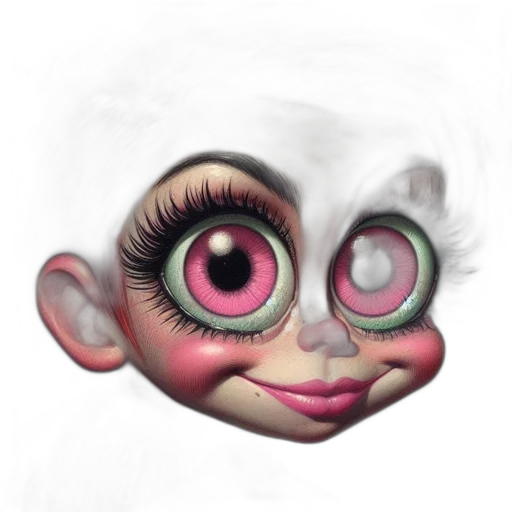 face, creature, mask, concept art transparent PNG cut-out