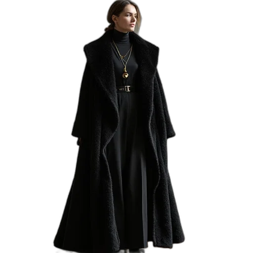 jacket, dress, staff, concept art transparent PNG cut-out