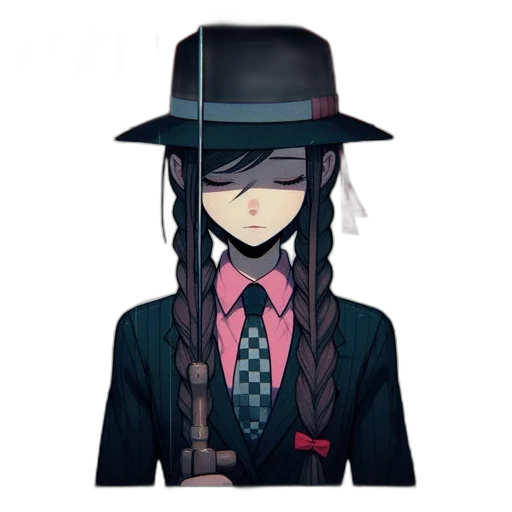 hat, staff, mask, face transparent PNG cut-out