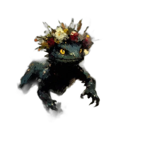 dragon, creature, animal, crown transparent PNG cut-out