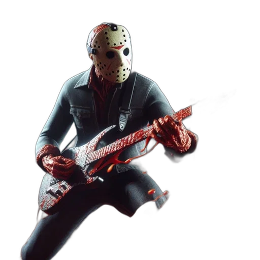 mask, weapon, jacket, staff transparent PNG cut-out