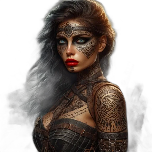 face, mask, fantasy art, comic book art transparent PNG cut-out