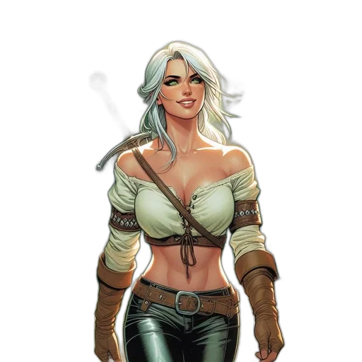 fantasy art, comic book art, concept art, pixel art transparent PNG cut-out