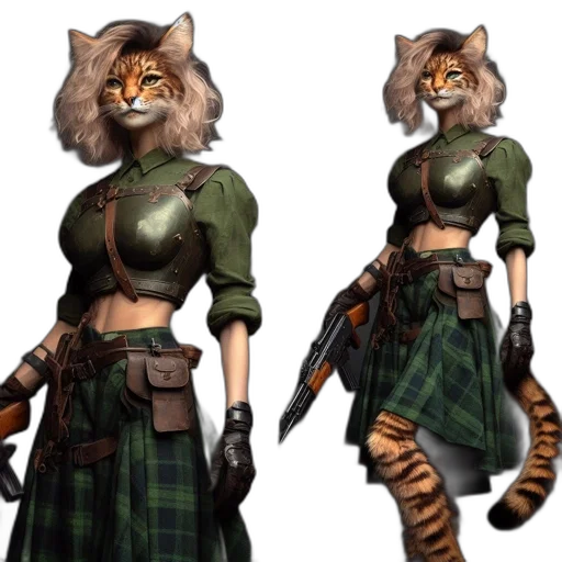 concept art, fantasy art, pixel art, 3d render transparent PNG cut-out