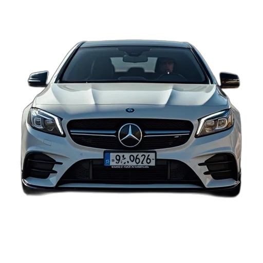 car, 3d render, photorealistic, front transparent PNG cut-out