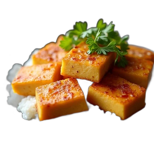 food, 3d render, tofu, recipe transparent PNG cut-out