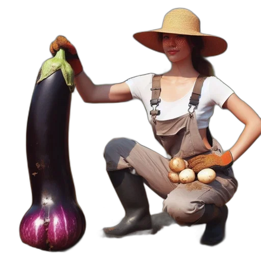 staff, weapon, hat, food transparent PNG cut-out