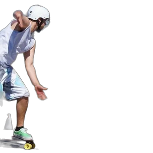 concept art, 3d render, two, skateboarders transparent PNG cut-out