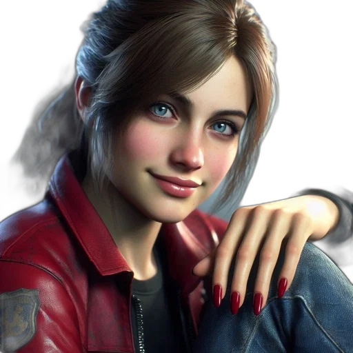 jacket, face, photorealistic, concept art transparent PNG cut-out