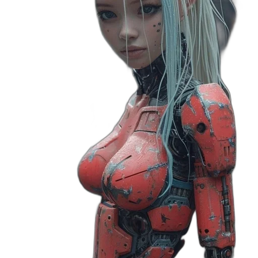 robot, face, dress, jacket transparent PNG cut-out