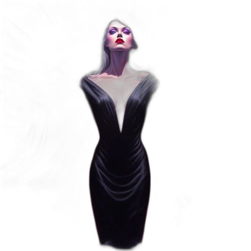 dress, jewelry, creature, concept art transparent PNG cut-out