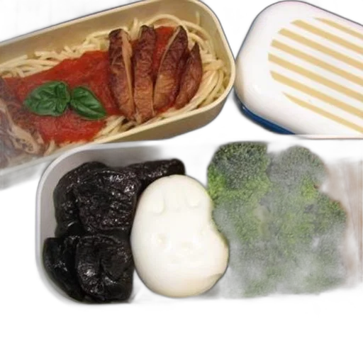 food, bento, box, creatively transparent PNG cut-out