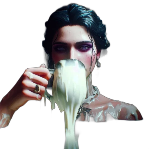 mask, food, face, hair transparent PNG cut-out
