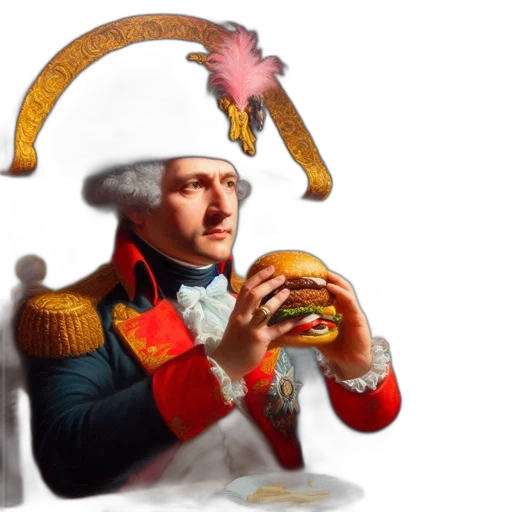 food, hat, crown, staff transparent PNG cut-out