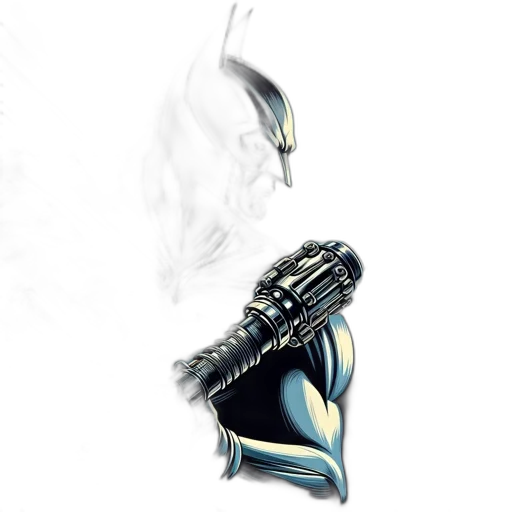 sword, weapon, mask, robot transparent PNG cut-out