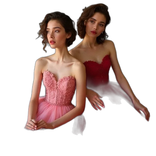 dress, jewelry, photorealistic, concept art transparent PNG cut-out