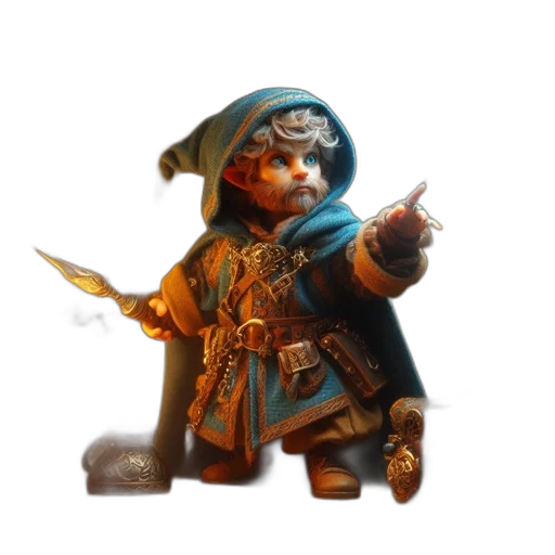 staff, concept art, fantasy art, 3d render transparent PNG cut-out
