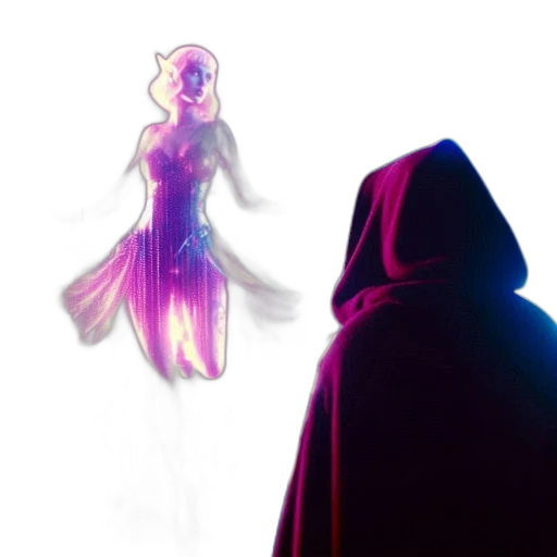 creature, dress, robot, sword transparent PNG cut-out