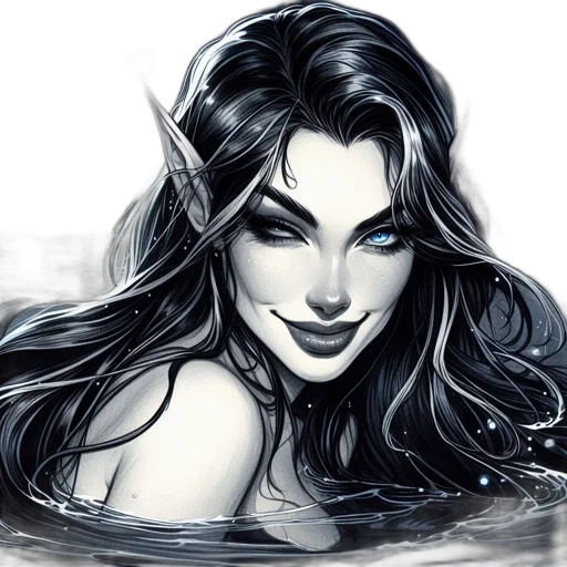 face, fantasy art, comic book art, photorealistic transparent PNG cut-out