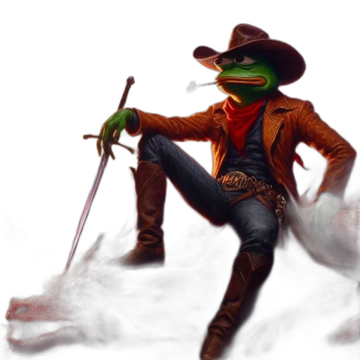 staff, jacket, weapon, hat transparent PNG cut-out