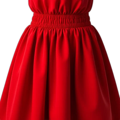 dress, crown, red, skirt transparent PNG cut-out