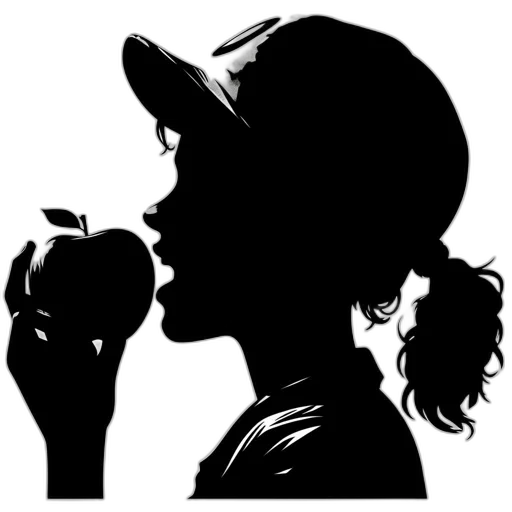 face, staff, hat, food transparent PNG cut-out