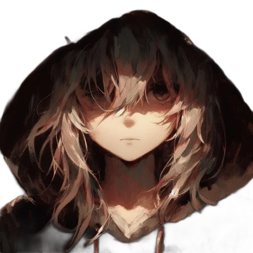 jacket, face, mask, hair transparent PNG cut-out