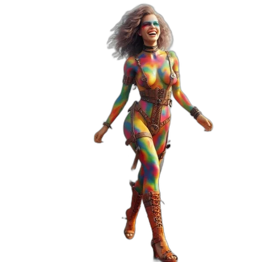 dress, concept art, 3d render, pixel art transparent PNG cut-out