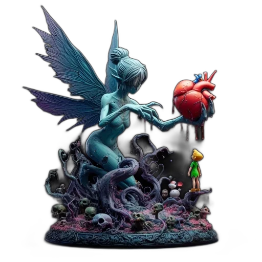 dragon, concept art, fantasy art, 3d render transparent PNG cut-out