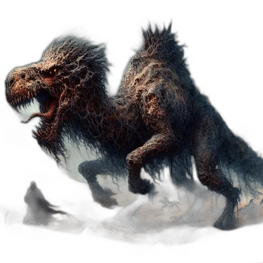 dragon, creature, animal, concept art transparent PNG cut-out