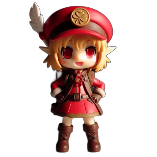 staff, hat, weapon, 3d render transparent PNG cut-out