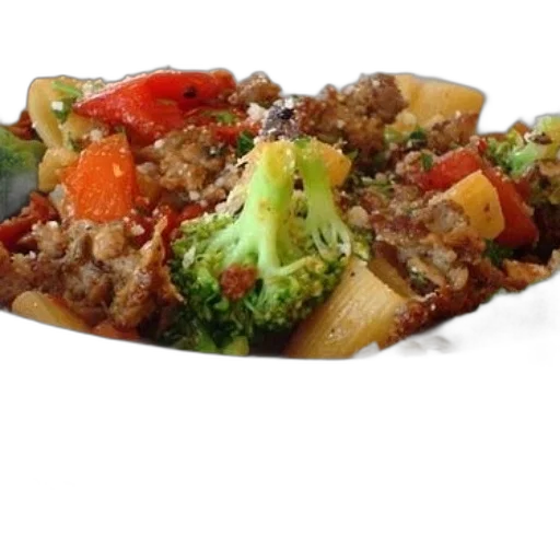 food, crown, photorealistic, 3d render transparent PNG cut-out