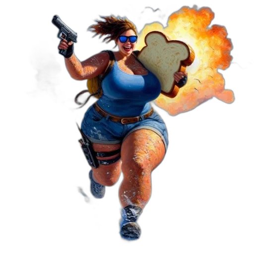 weapon, jacket, staff, concept art transparent PNG cut-out