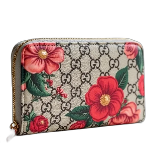 gucci, women, purse, flower transparent PNG cut-out