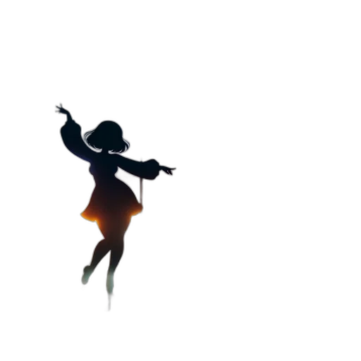 dress, staff, umbrella, concept art transparent PNG cut-out