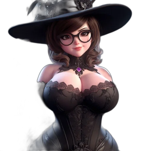 dress, hat, staff, crown transparent PNG cut-out