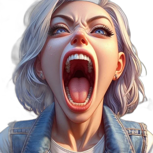 face, jacket, comic book art, photorealistic transparent PNG cut-out