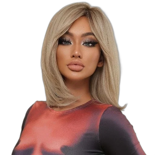 hair, dress, face, jacket transparent PNG cut-out