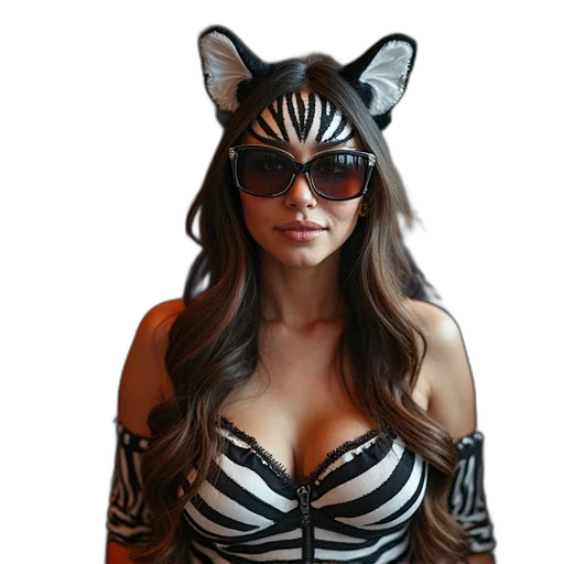 mask, animal, fantasy art, photorealistic transparent PNG cut-out