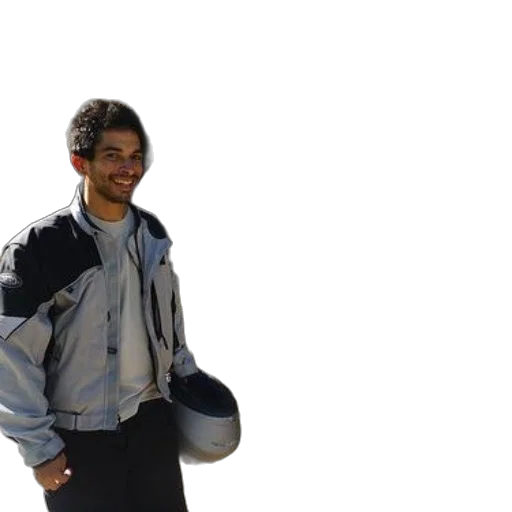 jacket, hat, staff, face transparent PNG cut-out