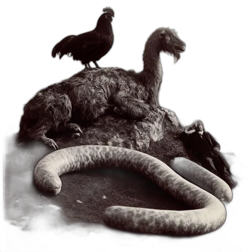 animal, dragon, creature, crown transparent PNG cut-out