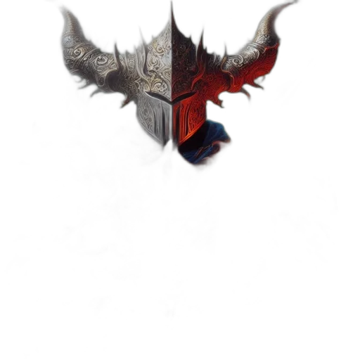 dragon, weapon, sword, crown transparent PNG cut-out