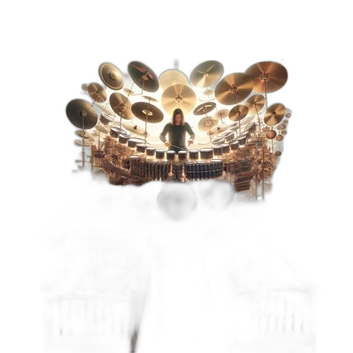 crown, mask, jacket, staff transparent PNG cut-out