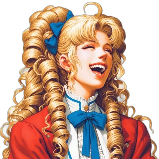 hair, staff, face, crown transparent PNG cut-out