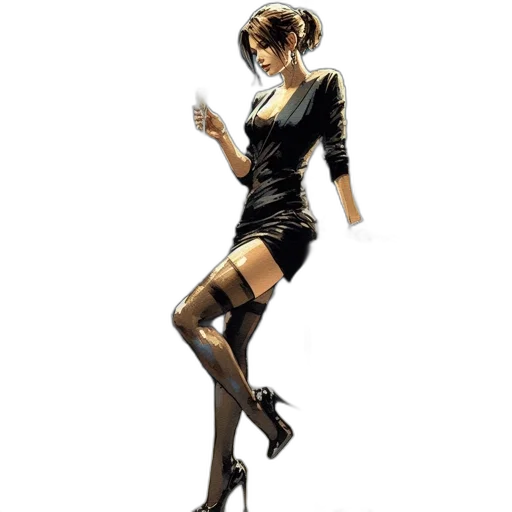 dress, staff, shoes, concept art transparent PNG cut-out