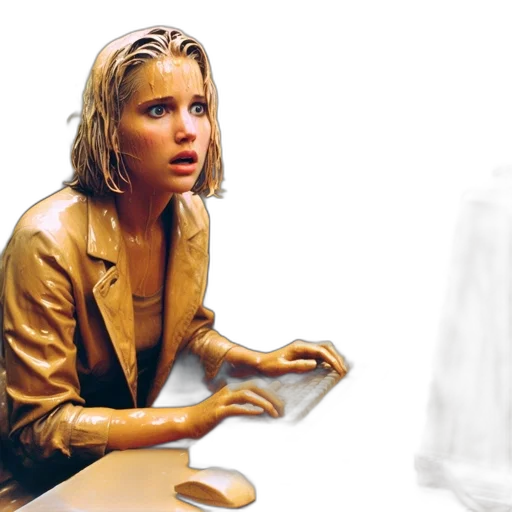 jacket, furniture, concept art, photorealistic transparent PNG cut-out