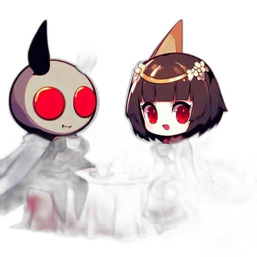 mask, robot, staff, creature transparent PNG cut-out