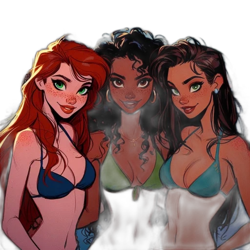 cartoon, comic book art, fantasy art, concept art transparent PNG cut-out