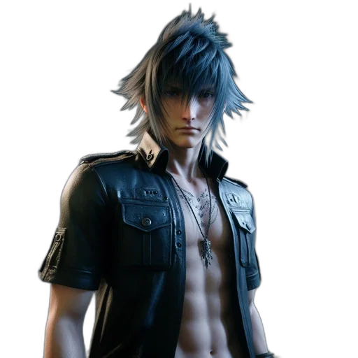 jacket, concept art, 3d render, photorealistic transparent PNG cut-out